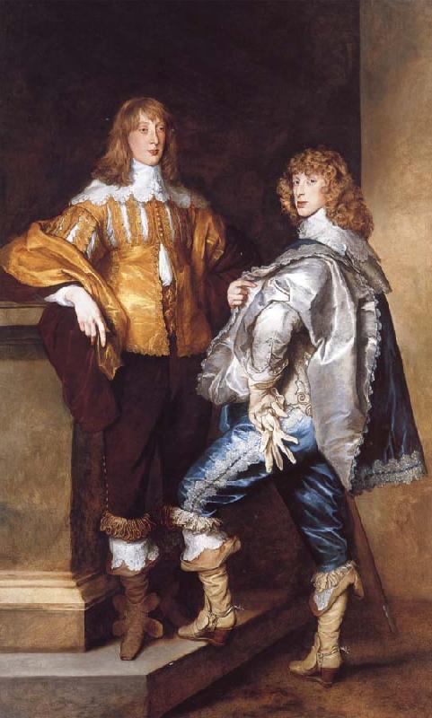 Anthony Van Dyck Lord John Stuart and His Brother,Lord Bernard Stuart oil painting picture